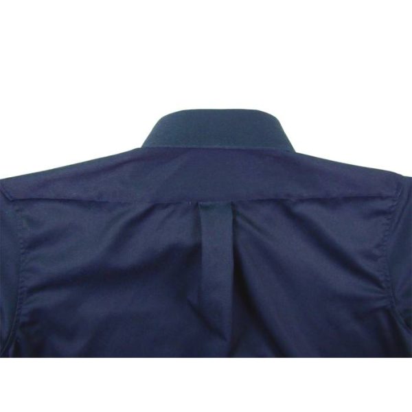 navy twill ss back